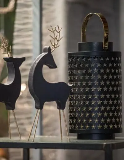 Advent Rentiere und Lampe