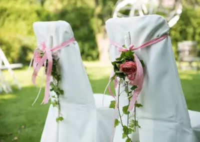 Freie Trauung Bankstraeusse und Hussen