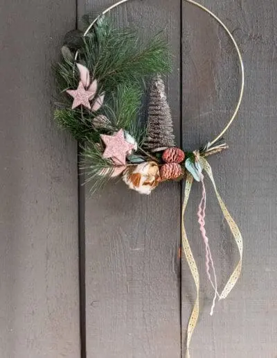 Türkranz weihnachtlich elegant und schmal